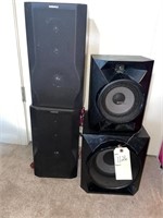 SONY AND MAGNAVOX SPEAKERS