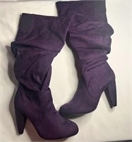 New Purple Fashion Scrunch top Boot sz/???