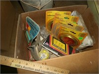 Box of Reflectors, Bulbs, etc