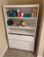 Bathroom cabinet and contents