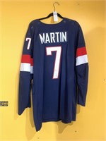 MARTIN # 7 JERSEY HAS STAIN