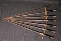 Estate Lot Masonic Type Swords. 7 Swords