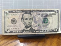 $5 star note