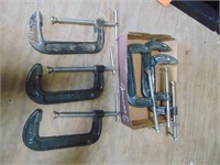 6- Six Inch C-Clamps