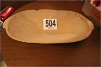 Vintage Wooden Dough Bowl(R7)