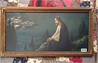 VTG PRINT JESUS ON THE MOUNT OF OLIVES