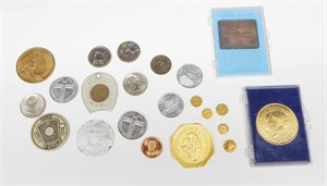 GROUP of TOKENS and MEDALLIONS
