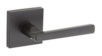 Weiser Montreal Square Passage Lever in Black