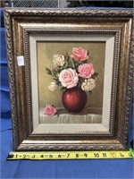 Rose print by Peggy Thatek Sibley Waow 15 3/4 x 13