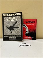 2 Books- Mel Brooks High Anxiety Sabrina the Witch