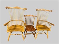 Duckloe Bros. Comback Windsor Arm Chairs