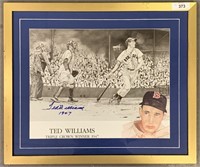 Ted Williams Signed Lithograph.