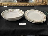 Everbrite Savanah China Large Bowls + Platters