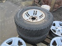 Pair of tires & rims