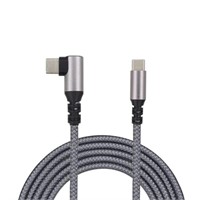RIIEYOCA 60W USB C Cable 90 Degree Right Angle USB