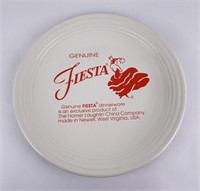 Fiesta Dinnerware Store Display Dealer Plate