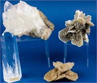 Lot Quartz Crystal and Desert Rose Crystals