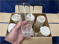 (6) Vtg Hoya Crystal zambi glasses in box