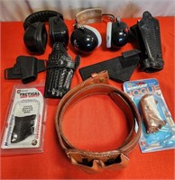 W - BELT, HOLSTERS, EAR PROTECTION & MORE (W49)