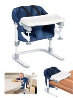 Travel High Chair  Foldable  Portable  Blue