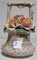 flower basket sculpture