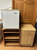Haier fridge, TV stand & Microwave stand