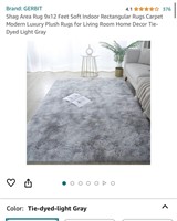 Shag Area Rug 9x12 Feet Soft Rugs