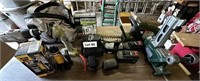 Drill, Electric Hedge Trimmer. B&D Batteries, Misc