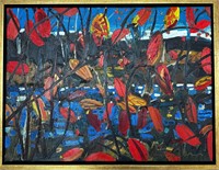 Gerard Collins - Fall Leaves at Shaws Lake