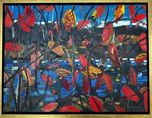 Gerard Collins - Fall Leaves at Shaws Lake