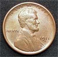 1911-S Lincoln Wheat Cent, Better Date