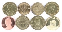 (8) x MISC COLLECTIBLE COINS