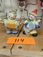 Porcelain Clowns - Made in Japan