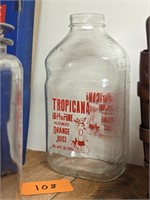 Vintage Tropicana Orange Juice Bottle