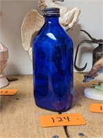 Milk of Magnesia Cobalt Bottle