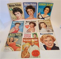 1950s Movie Star Magazines Liz Taylor Janet Leigh
