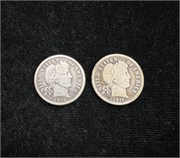 1911 & 1916 Barber Dimes