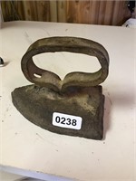 Unique handle antique Sad Iron