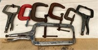 7 Clamps, 3 are Vise-Grip