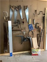 Garage Wall Cleanout of Tools & More