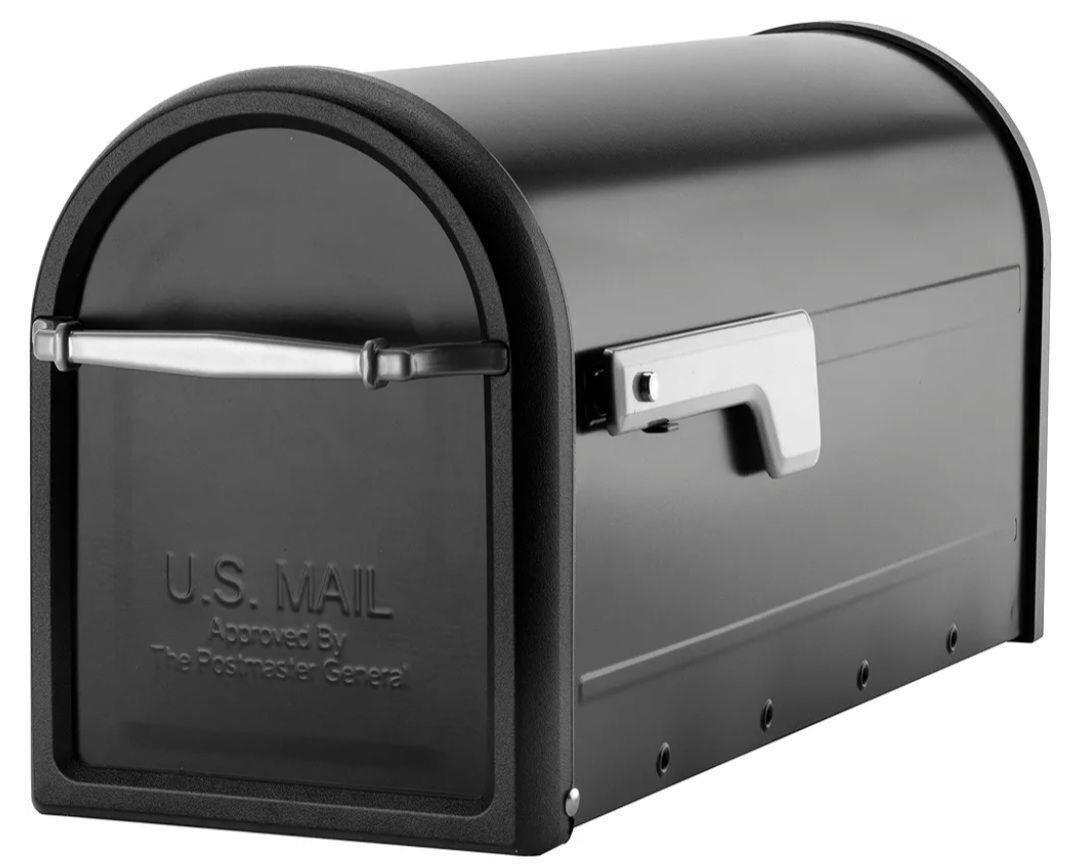 Architectural Mailbox Black Galvanized steel