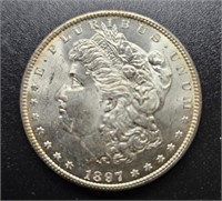 1897- Morgan Silver Dollar