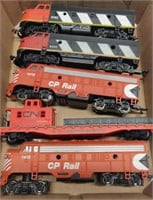 Tray of Model Train Engines