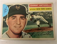 1956 Topps Johnny Antonelli #138