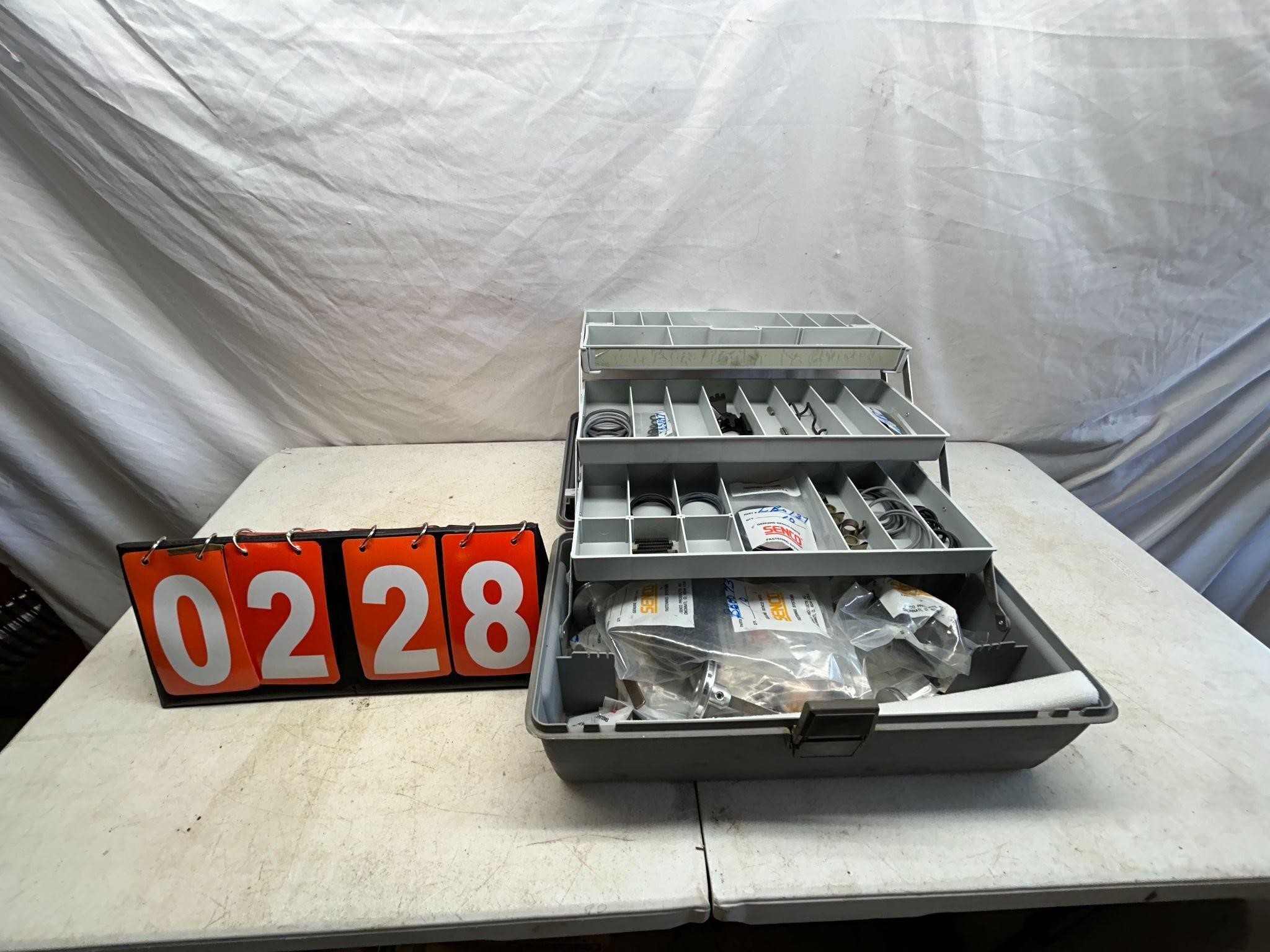 Tackle Box with Misc Parts