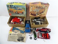 Vintage 1/25 Scale Model Car Parts & Boxes