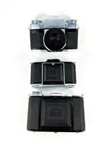 3 Vintage Zeiss Ikon Cameras