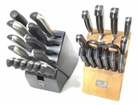 (2) Knife Blocks & Sharpeners, Chicago Cutlery