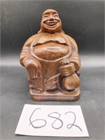 Vintage Wooden Buddha