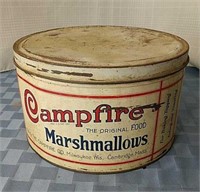 Campfire marshmallow tin